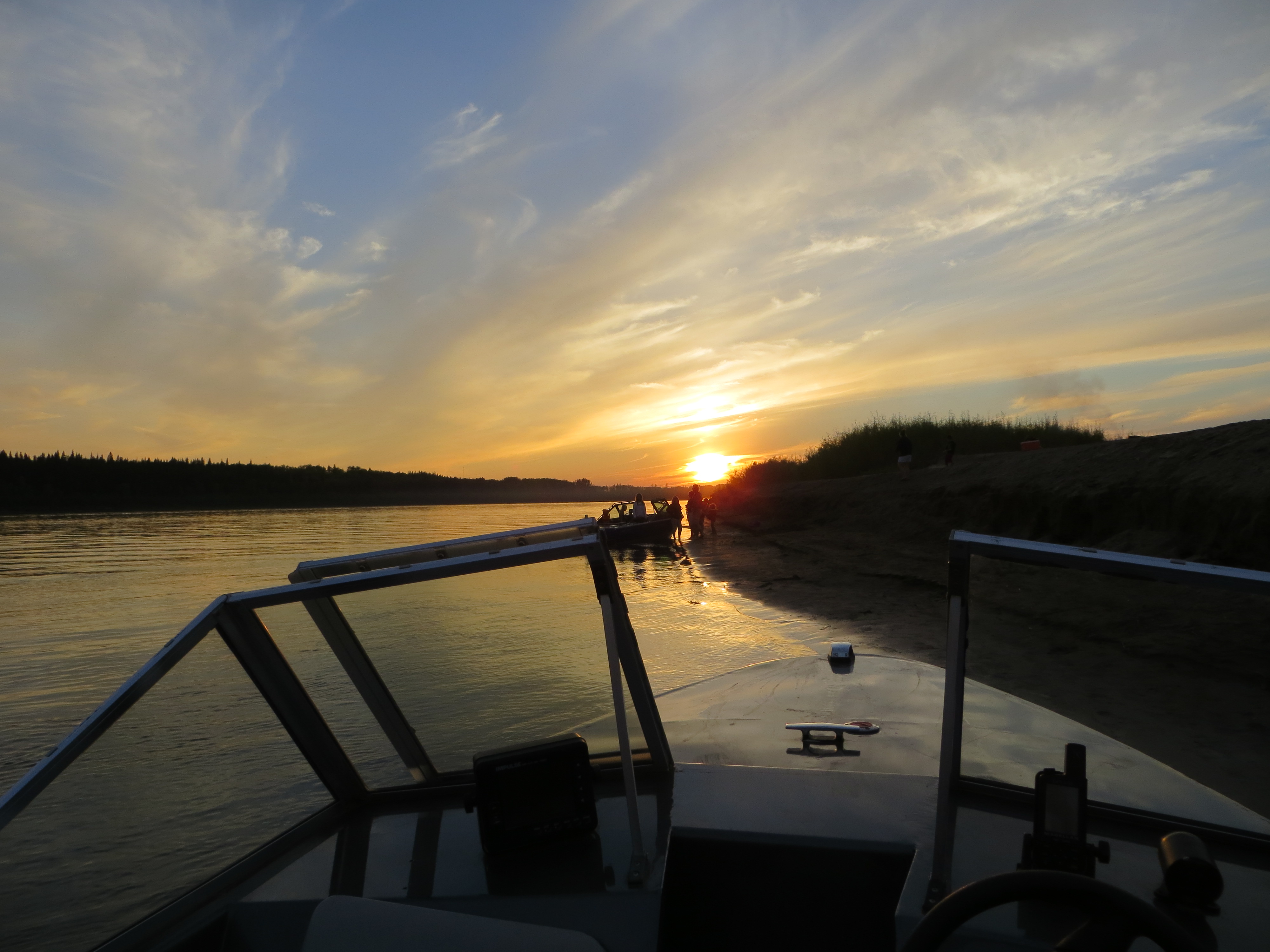 Sunset on the Peace River. Photo Credit Marilee Cranna Toews
