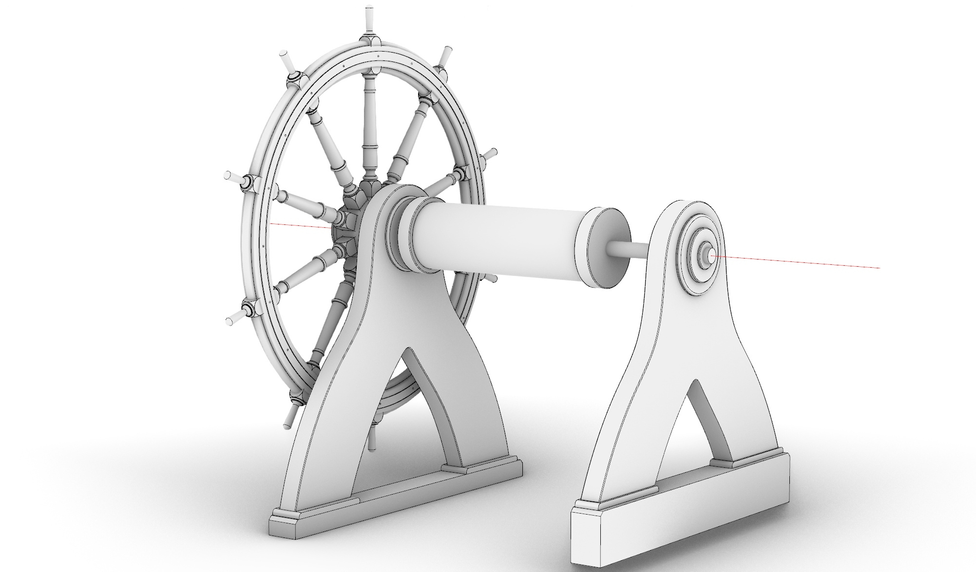 S.S. Beaver - Steering Assembly