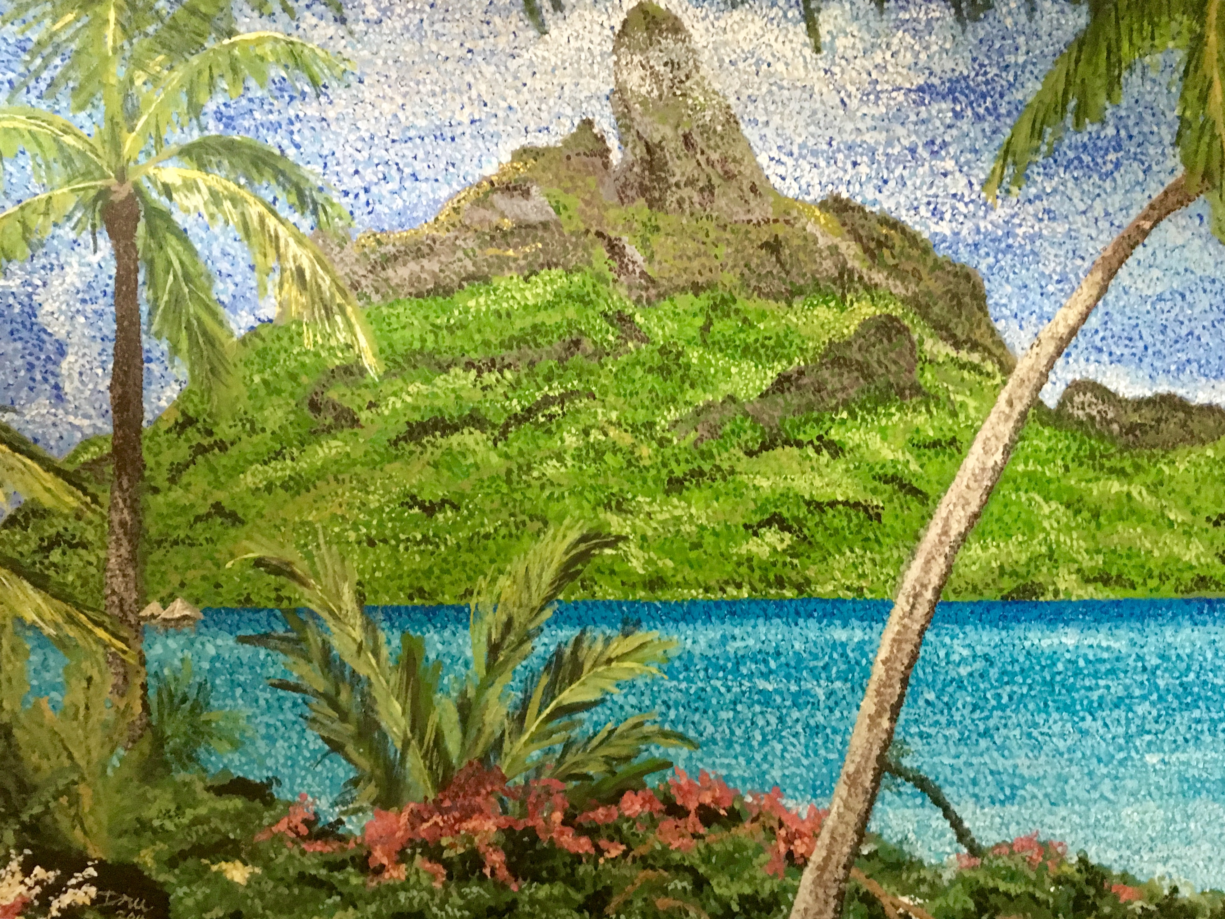 Mount Otemanu, 30"X40" 2016, , Bora Bora