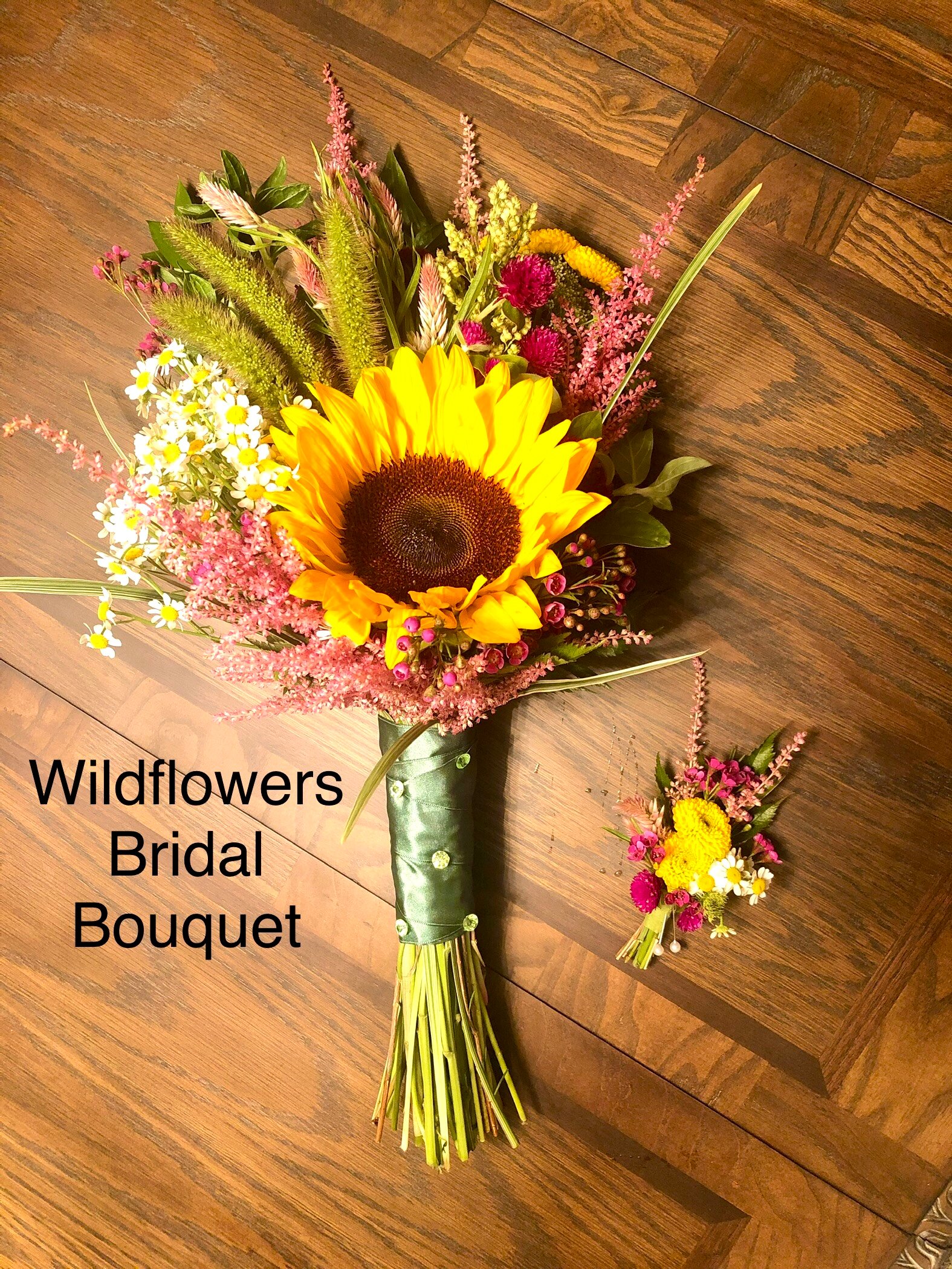 $180 Bridal Bouquet Wildflowers 