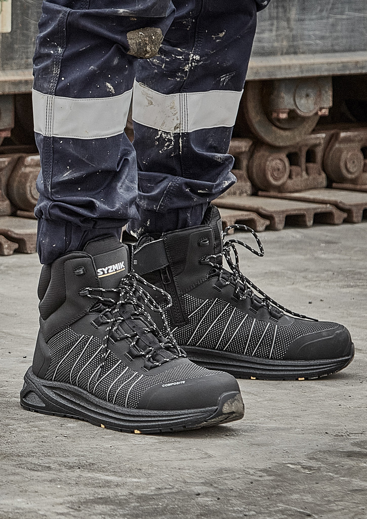 UltraLite Mid Zip Black Reflective ZFL502