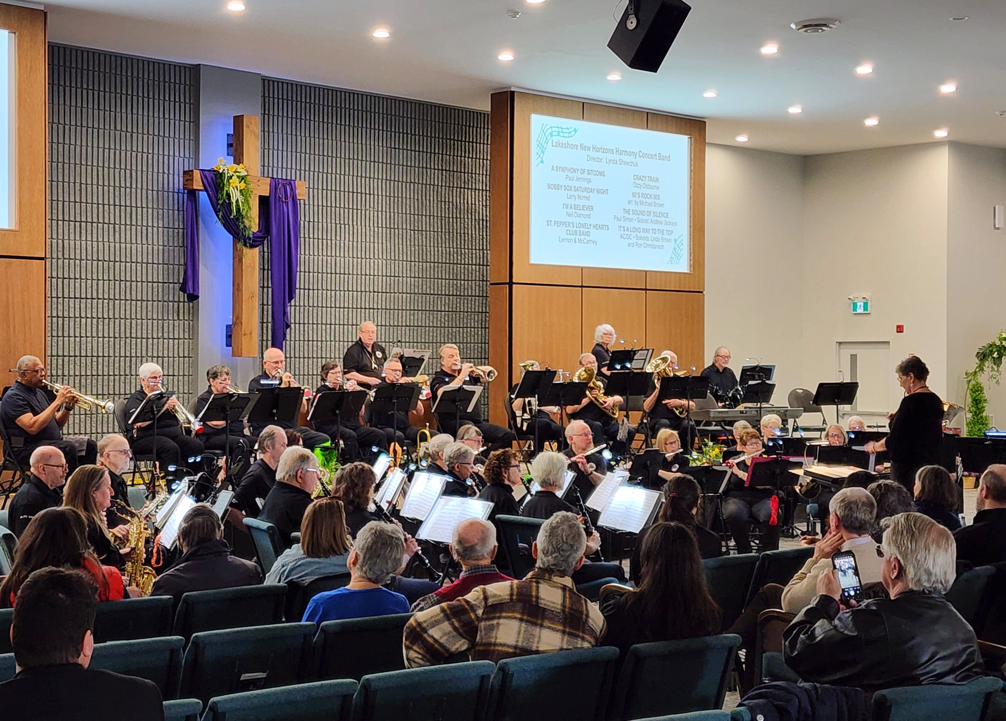 Intermediate Band playing at FBC Baptist Church Cobourg Ontario April 2025.