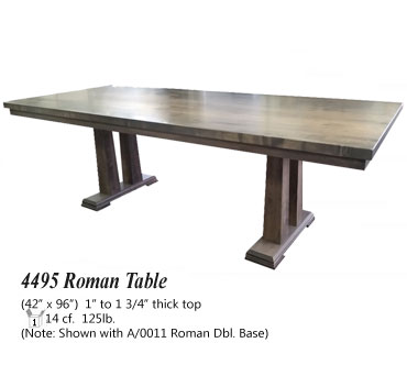 4495 Roman Top with Roman Double Base