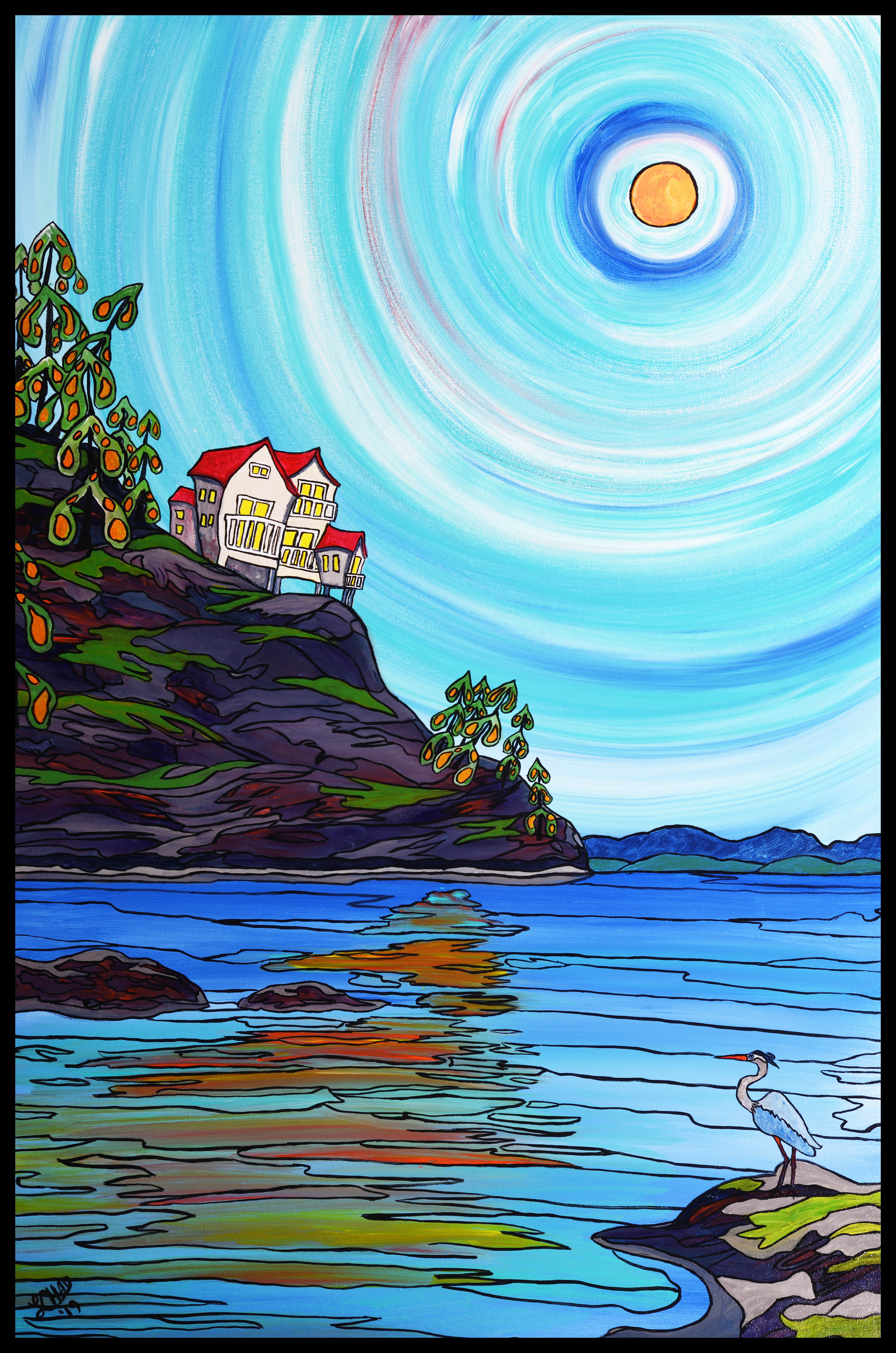 "Living Seaside" [2019}
Image: 24" x 36"
Framed: 27" x 39"
Acrylic on Canvas
SOLD