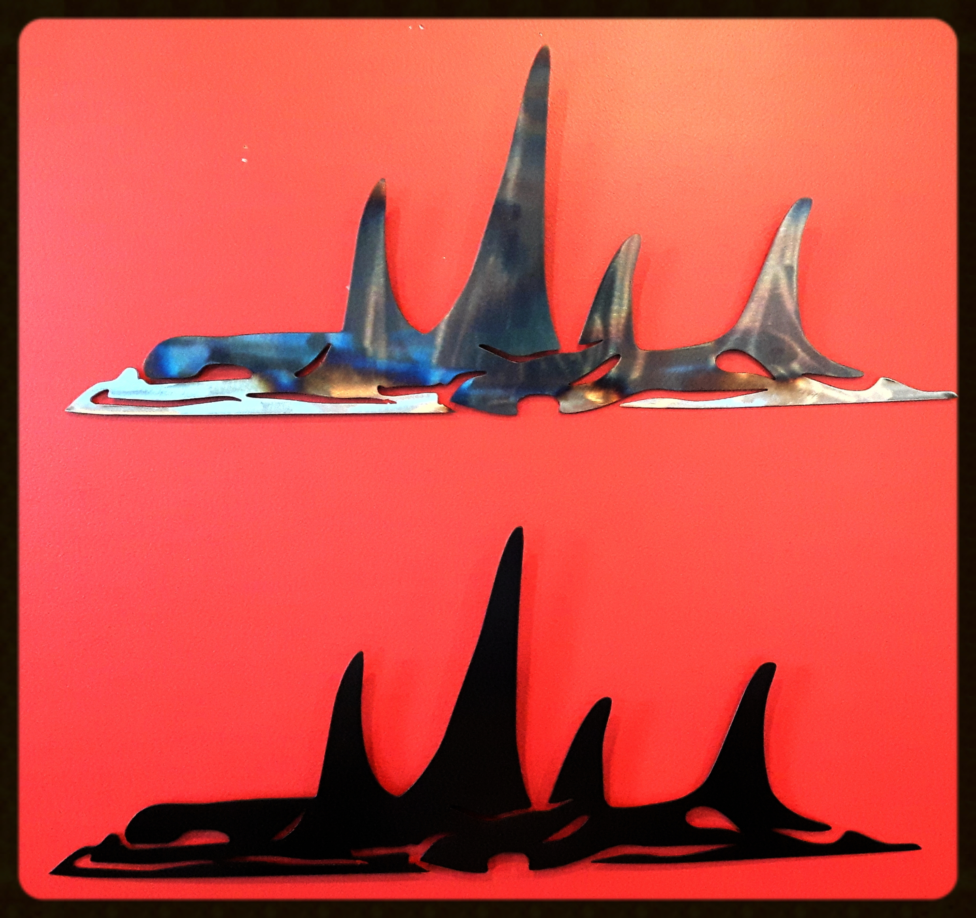 school of orcas,24x10 