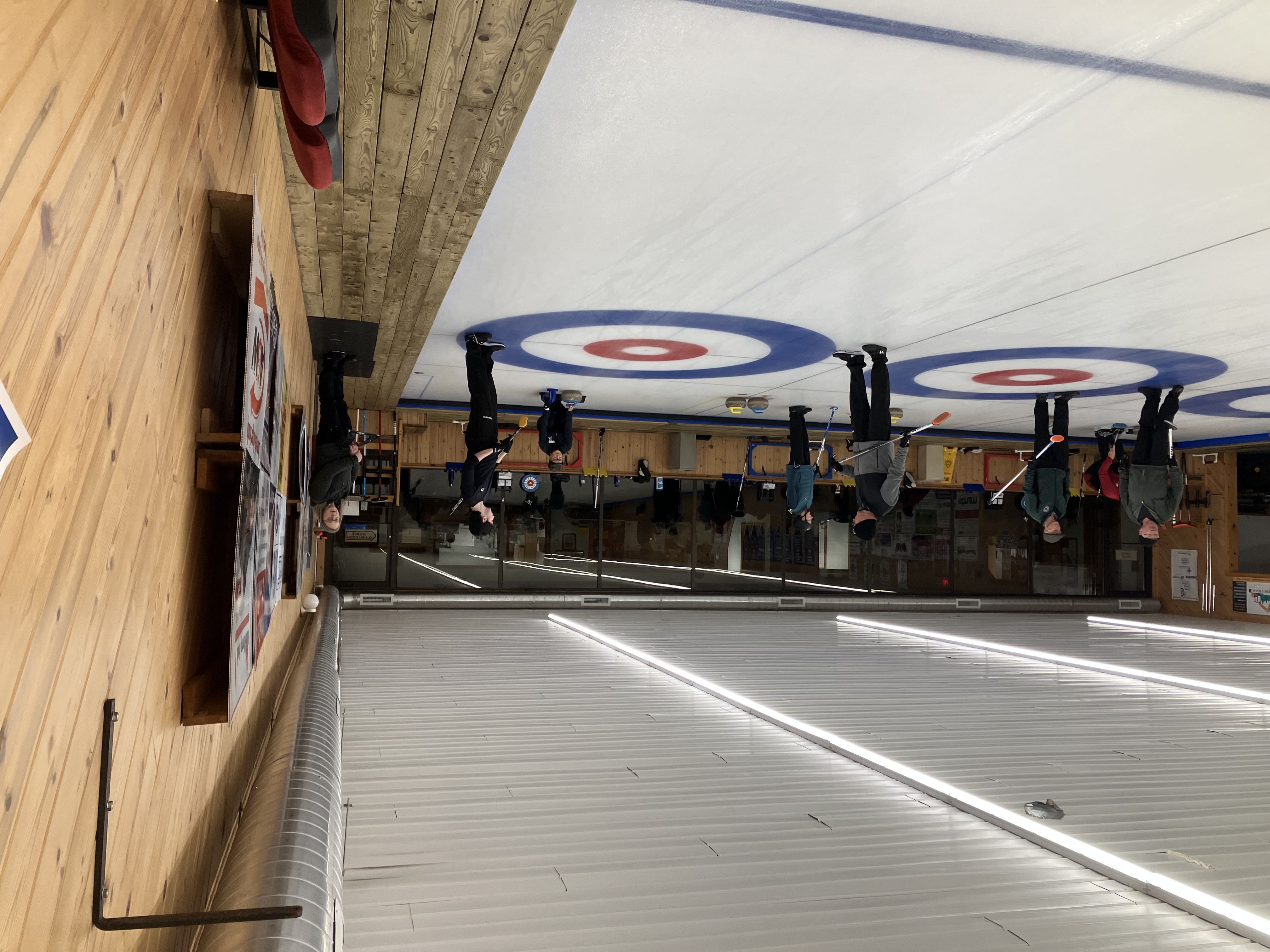 Leona Williams about to execute the shot