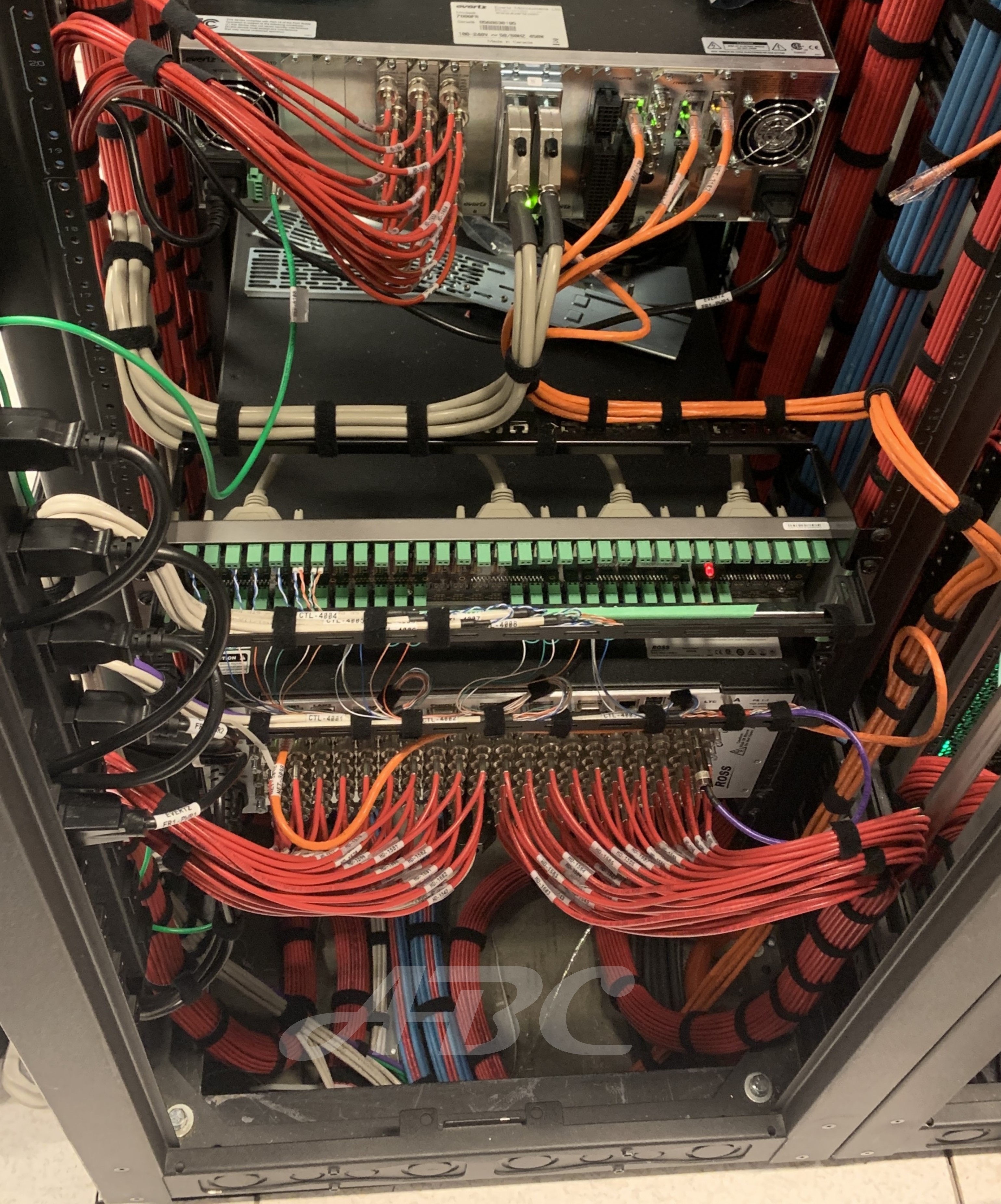 PRODUCTION SWITCHER
 AND TALLY DISTRIBUTION