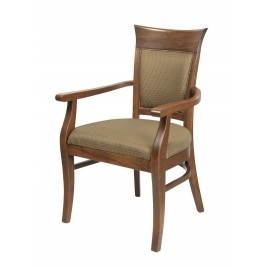 Légant Arm Chair, upholstd back & seat