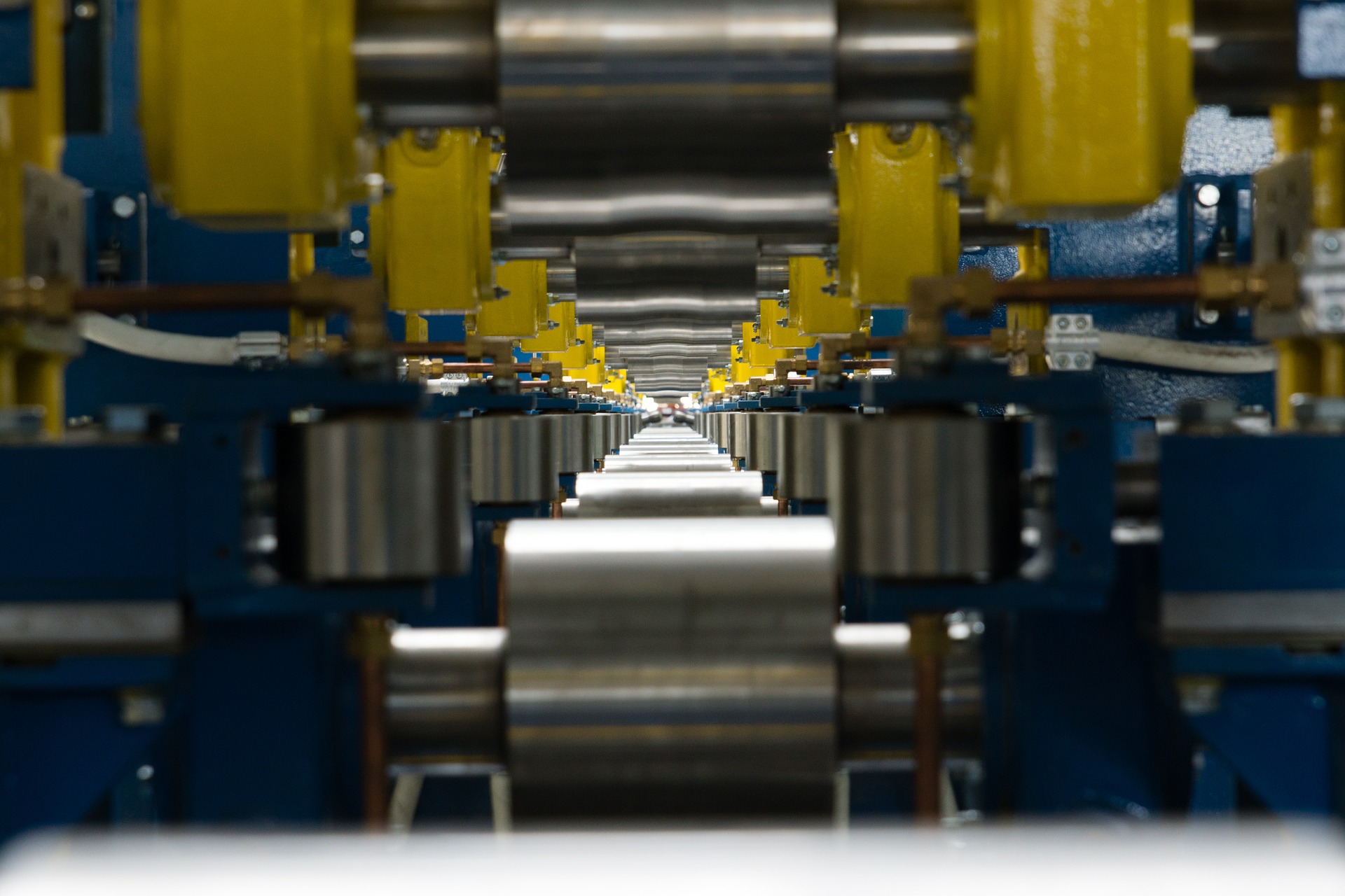 Roll forming industry machine components