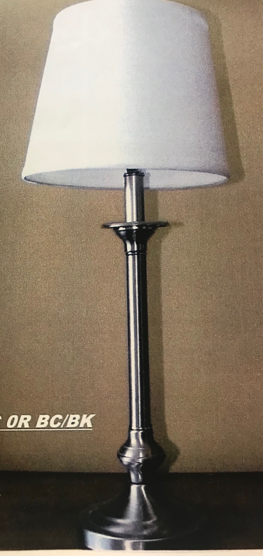 840T Table Lamp
Made in Canada
Available in Antique Brass, 
Brushed Chrome, Black or
Antique Bronze
Regular Price $162.99
Sale Price $114.99