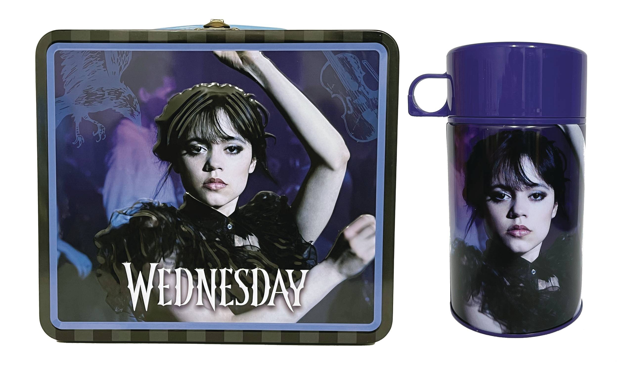 TIN TITANS WEDNESDAY DANCE PX LUNCH BOX WITH BEVERAGE CONTAINER