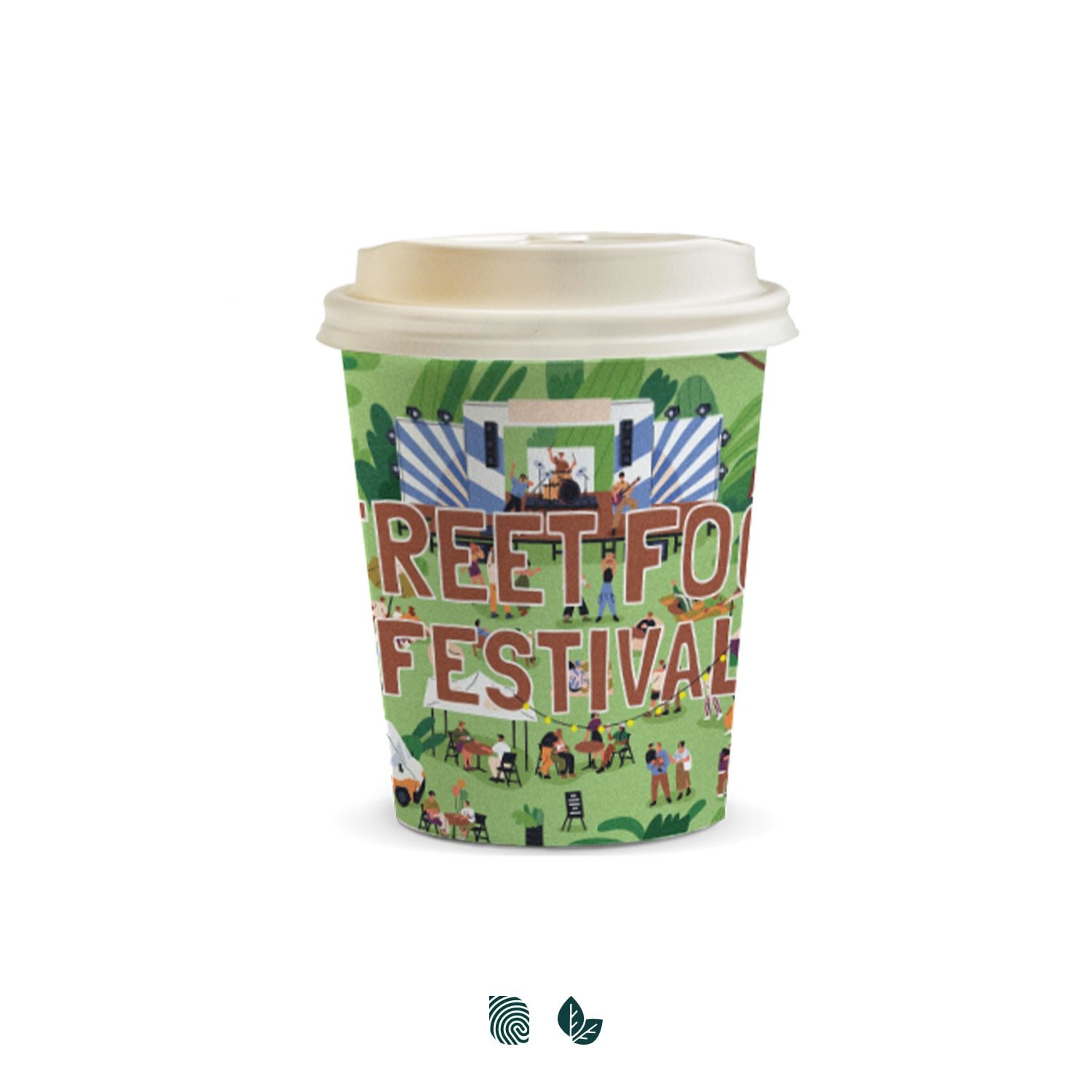 Compostable Paper Cup 230ml 129537
