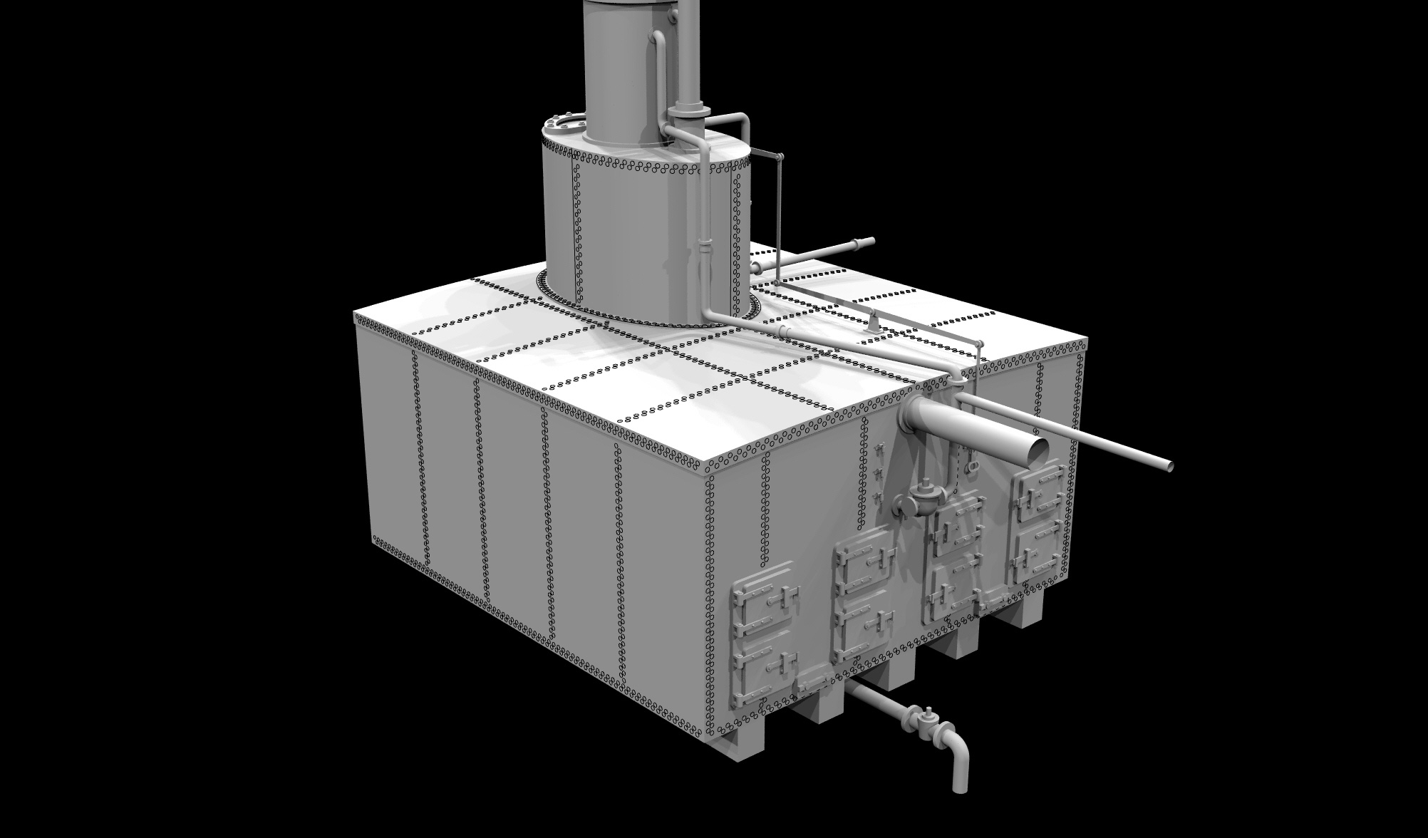 S.S. Beaver - Boiler & Stack