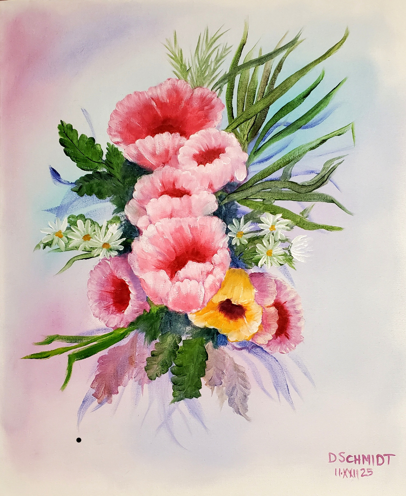 Fantacy Flowers-Inspired by Annette Kowalsk