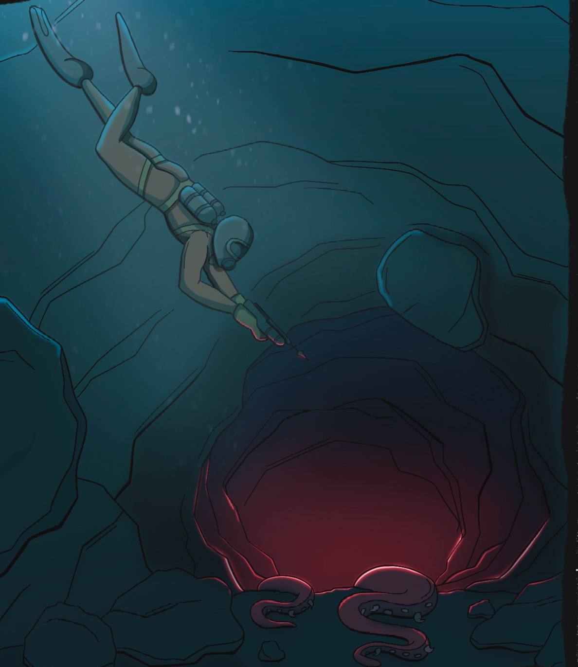 Group of friends playing a strategy board game with a world map design, sitting at a wooden table with coffee cups and game cards in a well-lit room.