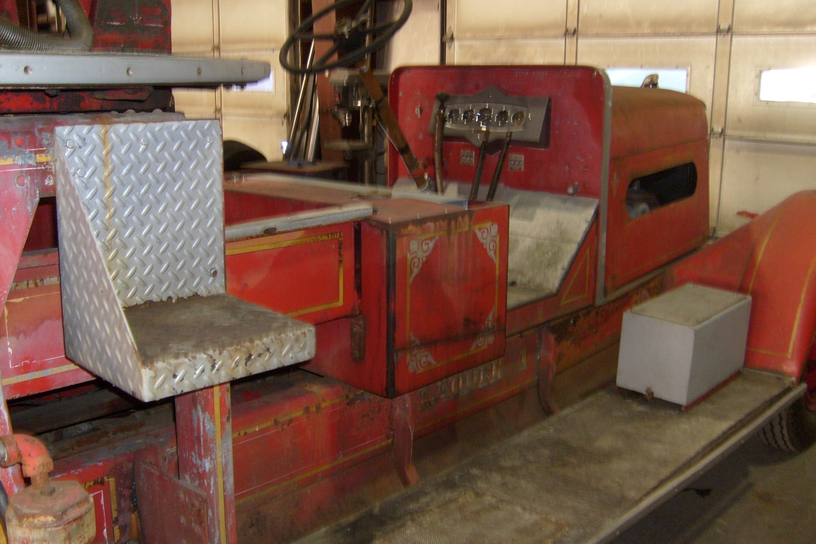 1932 Pirsch ladder truck in for restoration.