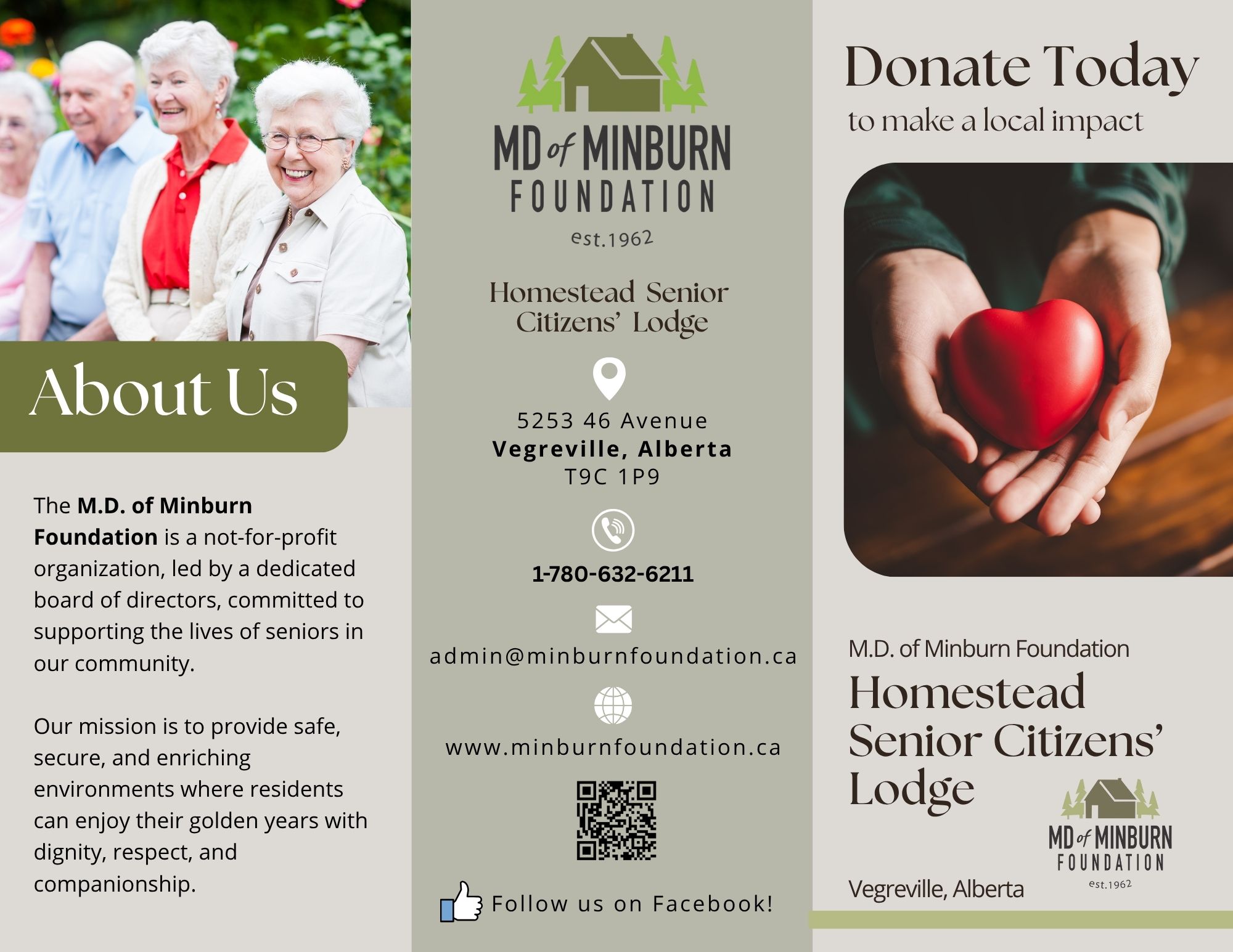 Donations Brochure Front