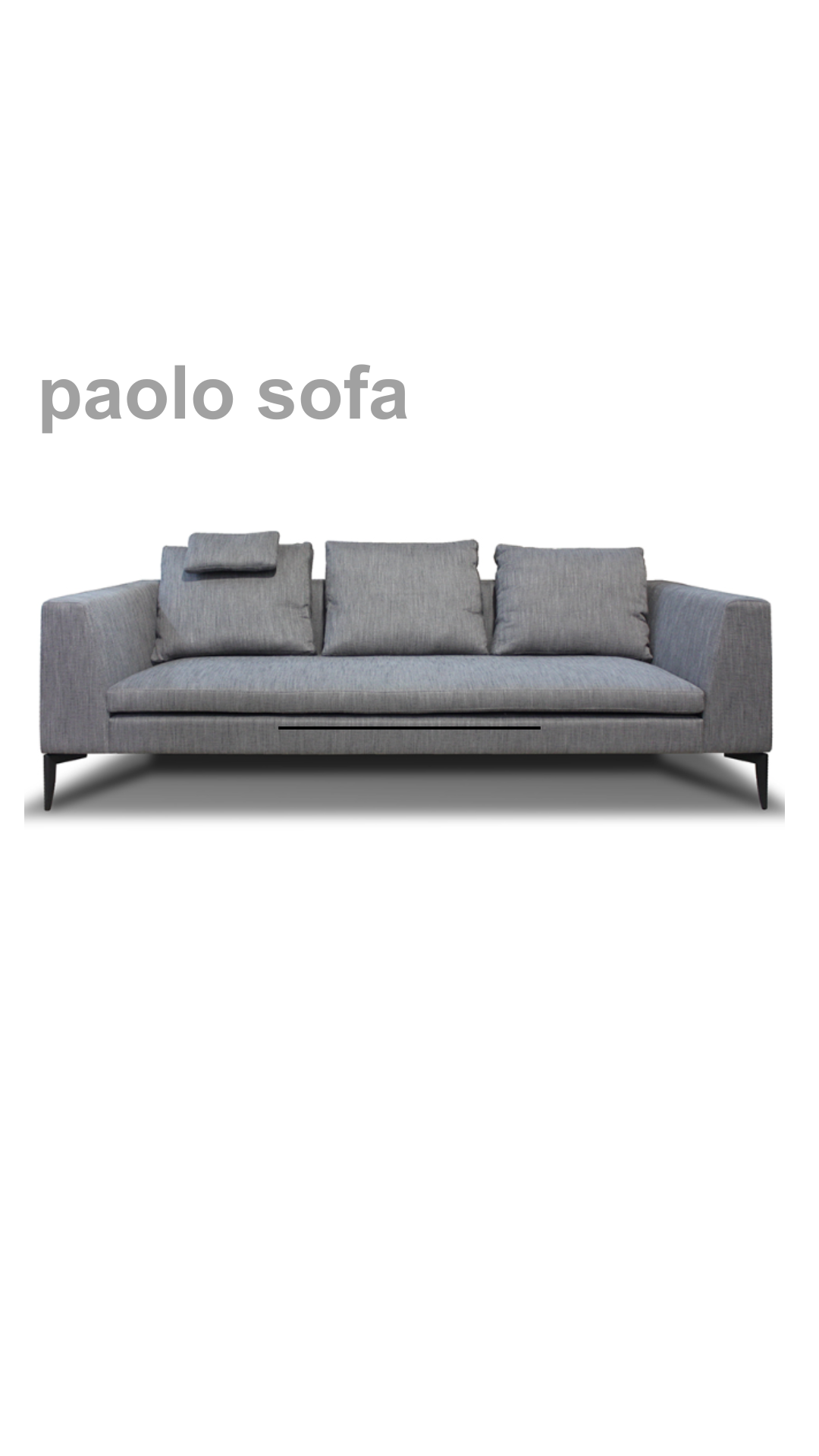 paolo sofa