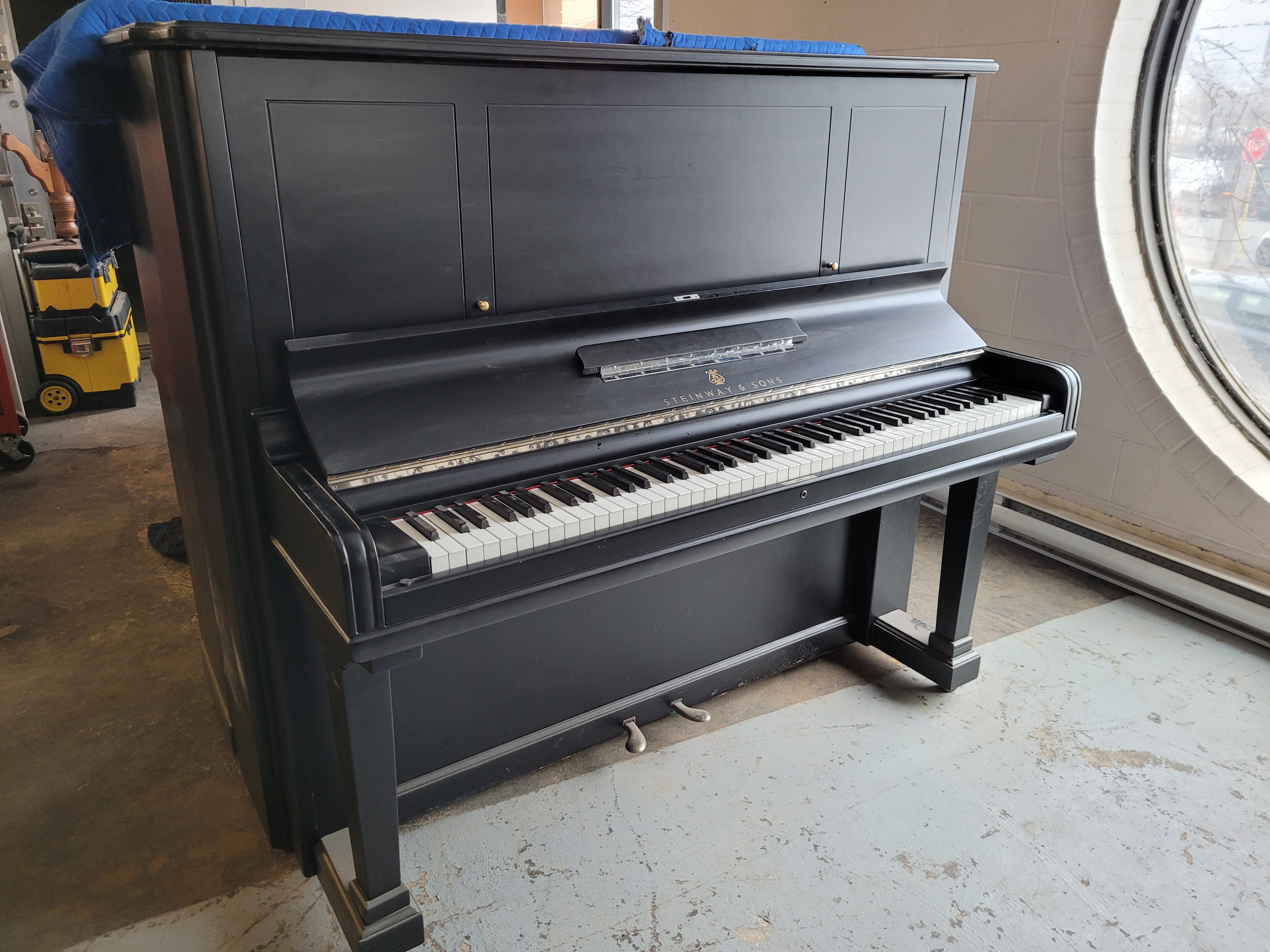Steinway 54", facture américaine 1891, restauré.