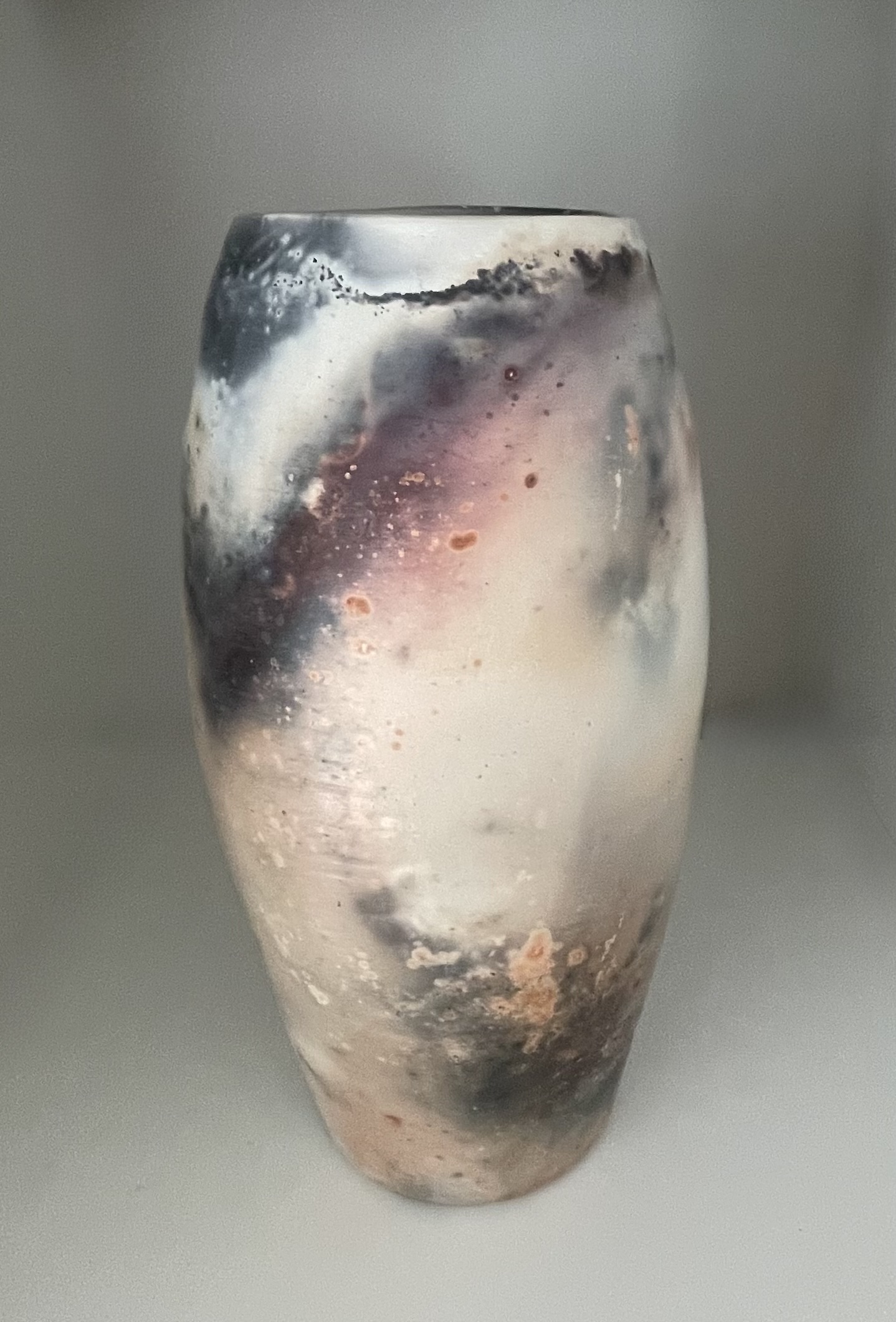 Coiled vase - 10"H X 5.5"W X 5.5"D