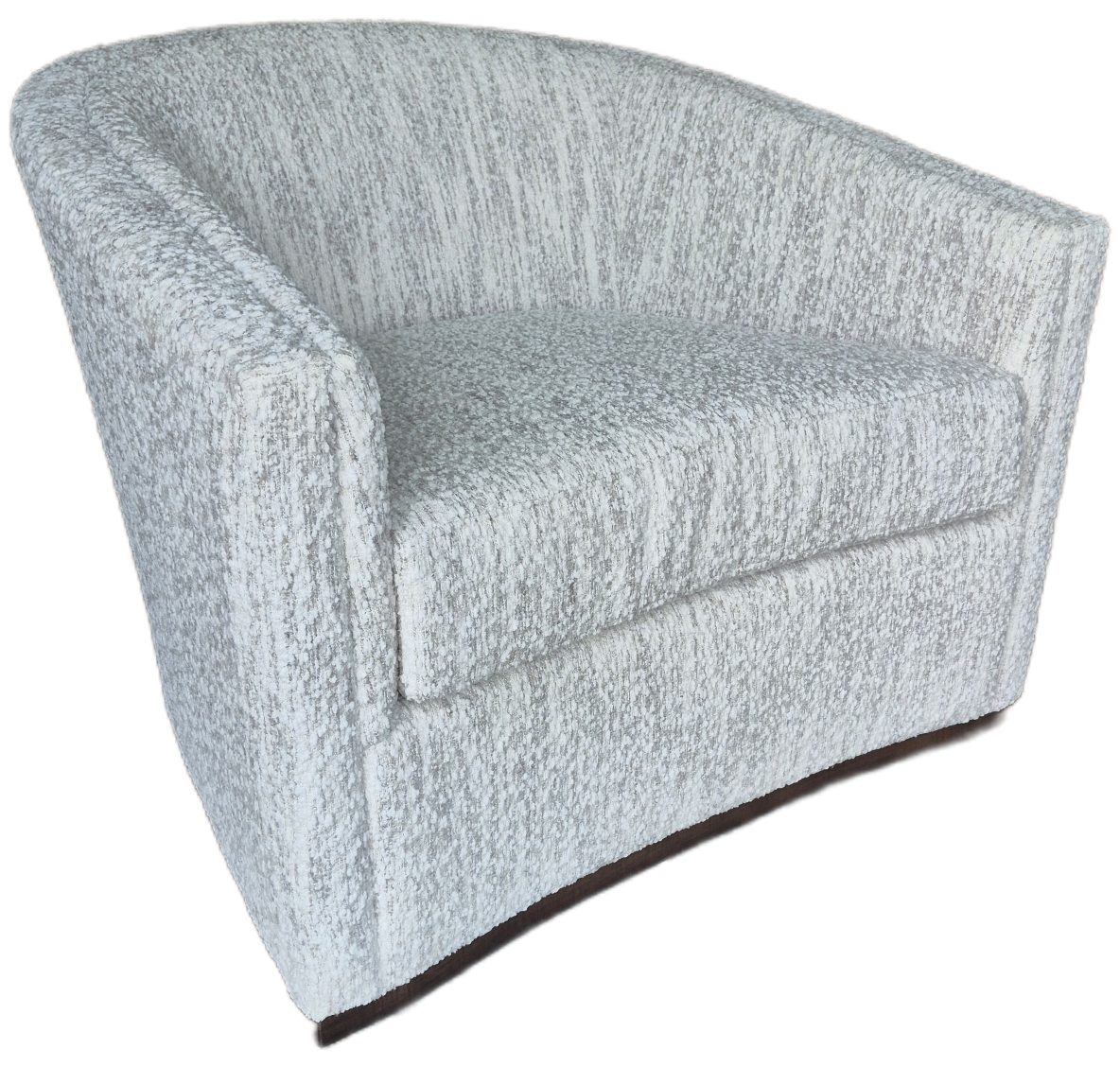 OVERSIZED TUB CHAIR WITH SWIVEL BASE W35" D35" H29"