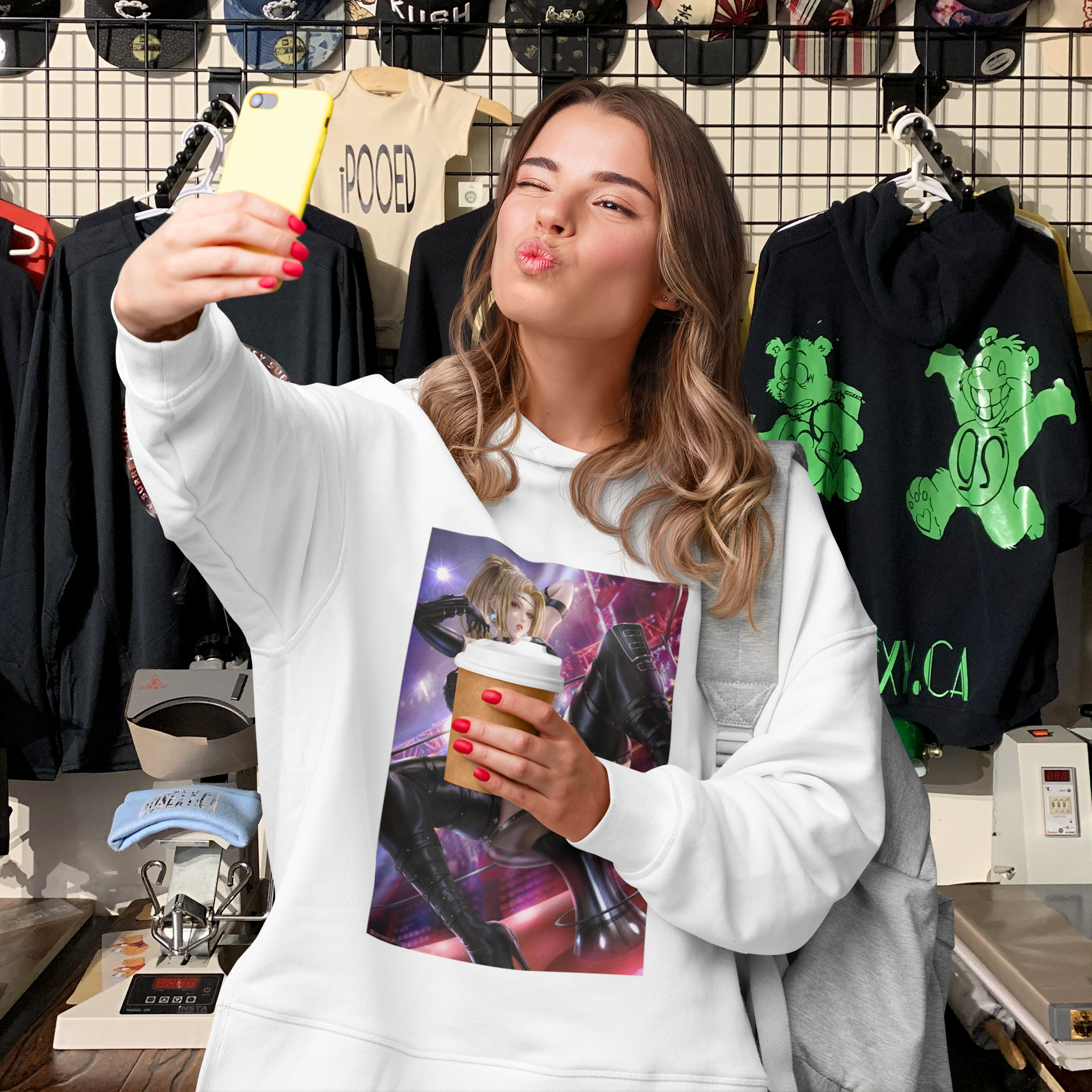 https://0901.nccdn.net/4_2/000/000/08a/29b/hoodie-featuring-a-woman-taking-a-selfie-and-holding-a-cup-of-co.png