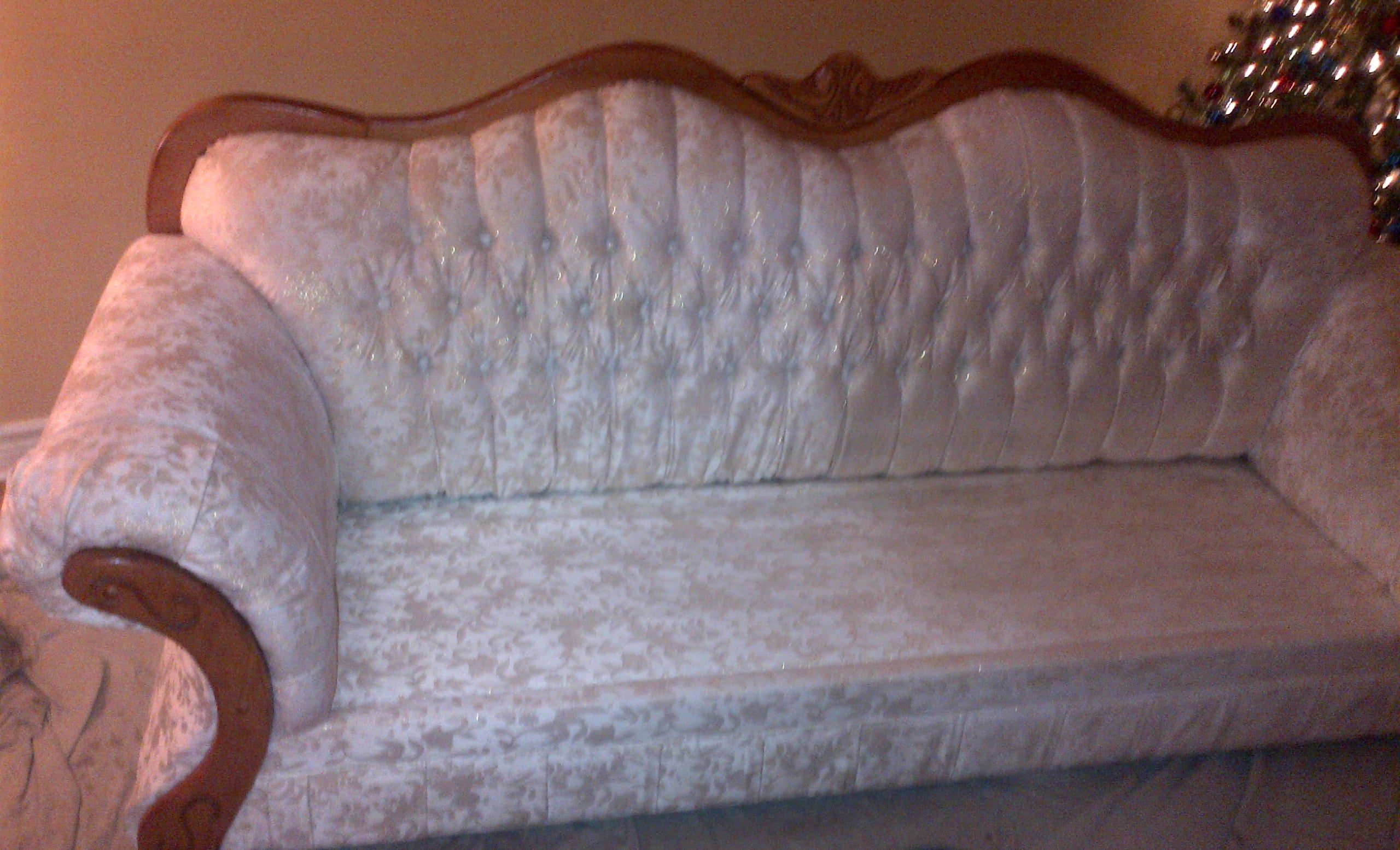 sofa before and after cleaning