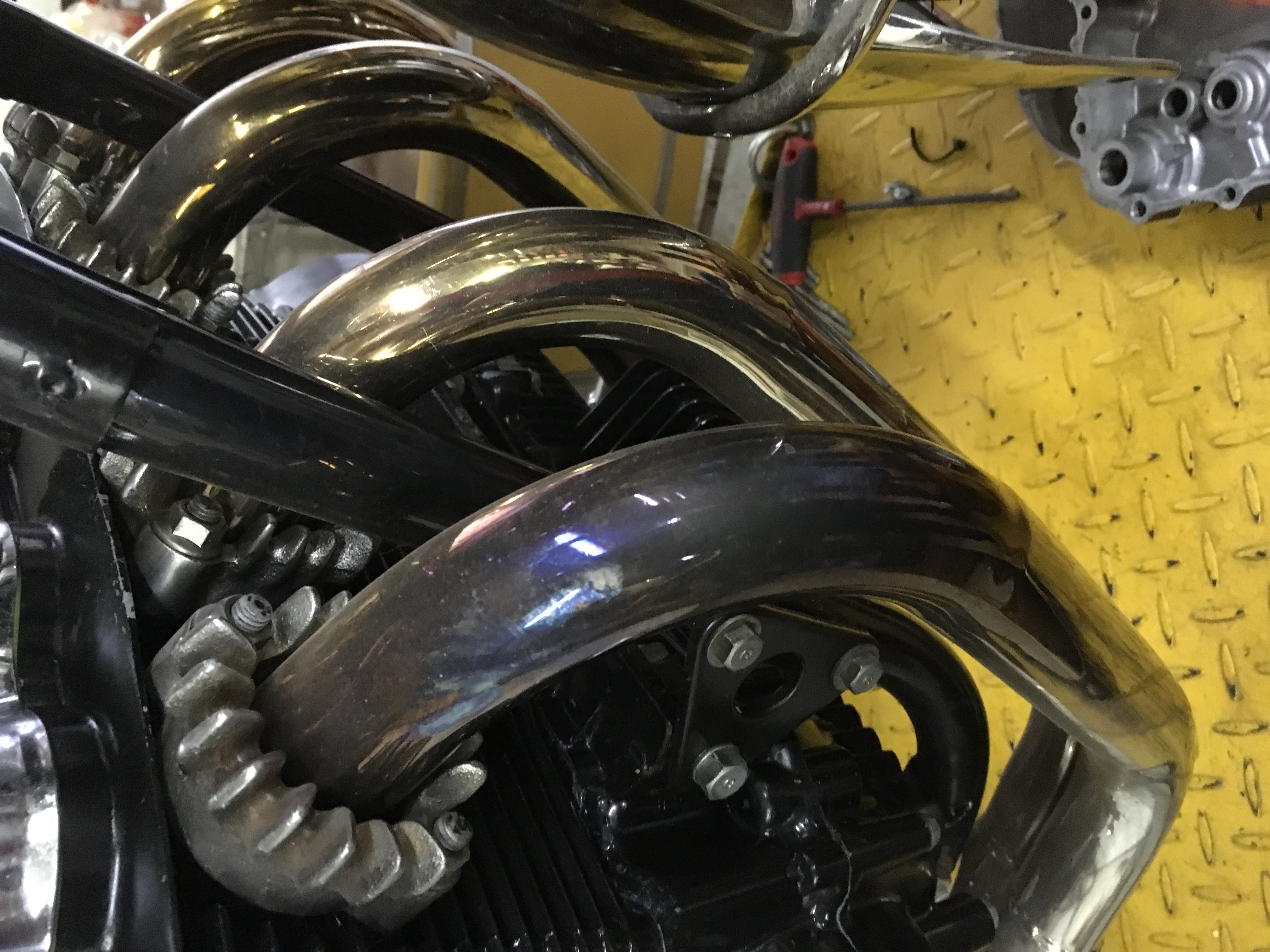 Blued Motorcycle pipe