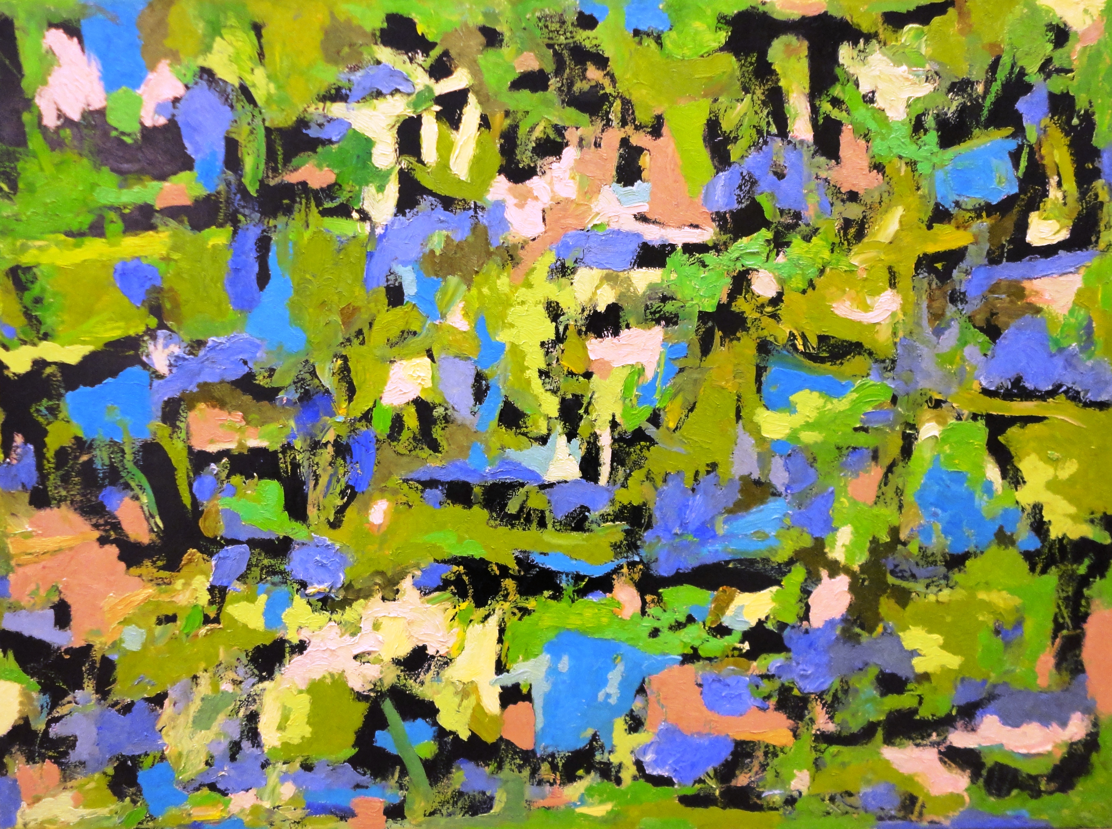 Untitled, Abstract, Oil on board